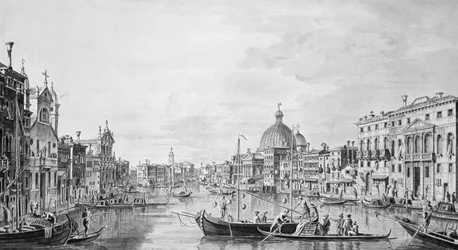 Blick auf den Canal Grande, Venedig, ca. 1800